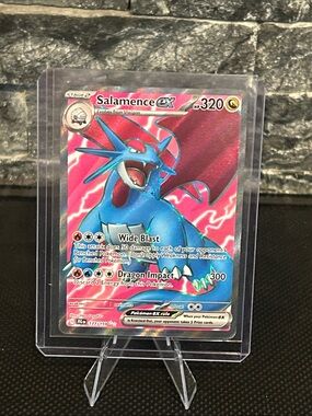 Pokemon Salamence Full Art EX Holo Card 177/159 from Journey Together Set M/NM